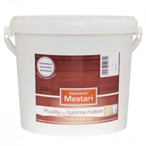 Mestari Kotimainen Puuöljy 5 L Tumma Ruskea