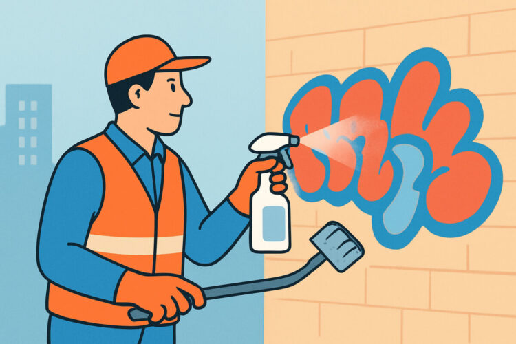 Graffitin poistoaineet ja ammattilaisen työ